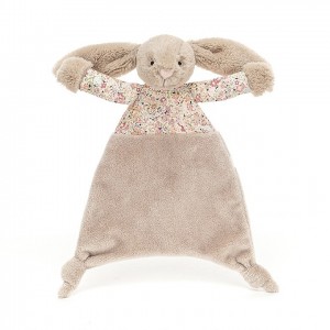 Jellycat Blossom Bea Beige Bunny Comforter | 398407-HTL