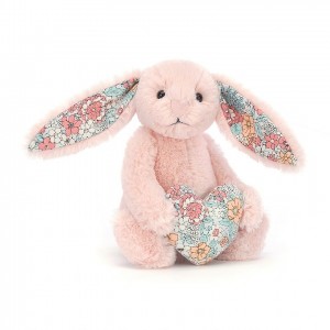 Jellycat Blossom Heart Blush Bunny | 062145-OZT