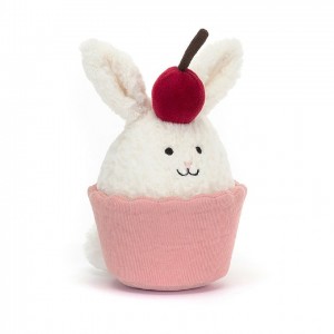 Jellycat Dainty Dessert Bunny Cupcake | 940617-UYM