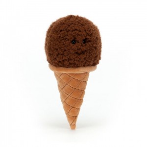 Jellycat Irresistible Ice Cream Chocolate | 845703-DCH