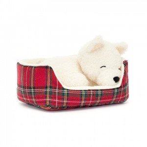 Jellycat Napping Nipper Westie | 103782-YNK