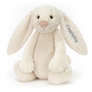 Jellycat Personalised Bashful Cream Bunny Huge | 930782-YUM