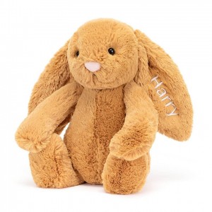 Jellycat Personalised Bashful Golden Bunny Medium | 516094-KSI