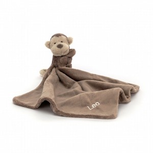 Jellycat Personalised Bashful Monkey Soother | 168924-MOV