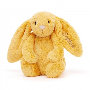 Jellycat Personalised Bashful Sunshine Bunny Medium | 912476-RDH