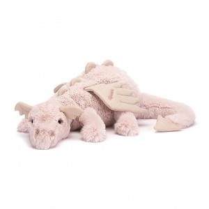 Jellycat Personalised Rose Dragon Huge | 981043-ZDX