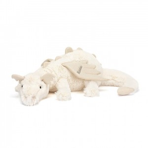 Jellycat Personalised Snow Dragon Huge | 034268-SGR