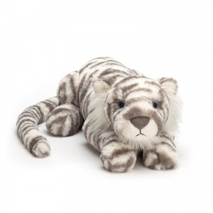 Jellycat Sacha Snow Tiger Large | 591824-NGZ