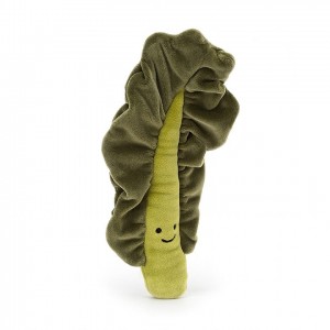 Jellycat Vivacious Vegetable Kale Leaf | 562431-WFA