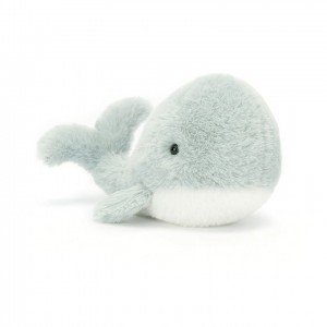 Jellycat Wavelly Whale Grey | 296357-HMZ