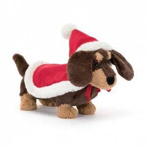 Jellycat Winter Warmer Otto Sausage Dog | 827405-YVS