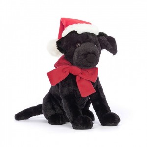 Jellycat Winter Warmer Pippa Black Labrador | 981205-UQJ