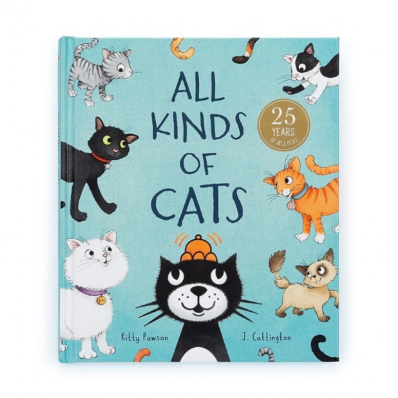 Jellycat All Kinds of Cats Book Medium | 724081-YAR