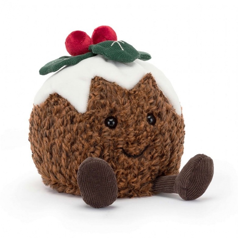 Jellycat Amuseable Christmas Pudding | 109478-ATY