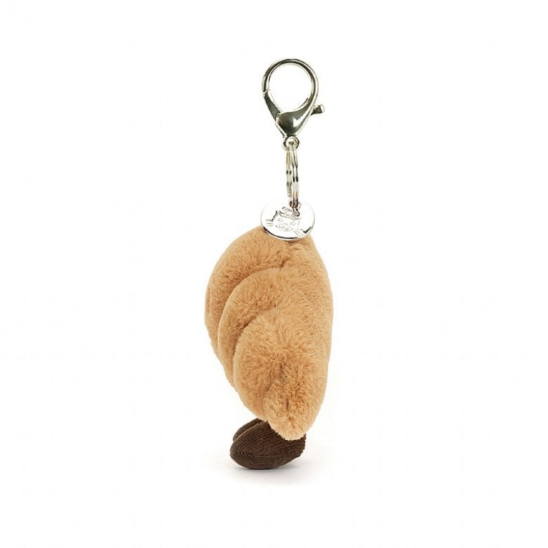 Jellycat Amuseable Croissant Bag Charm | 069574-HKQ