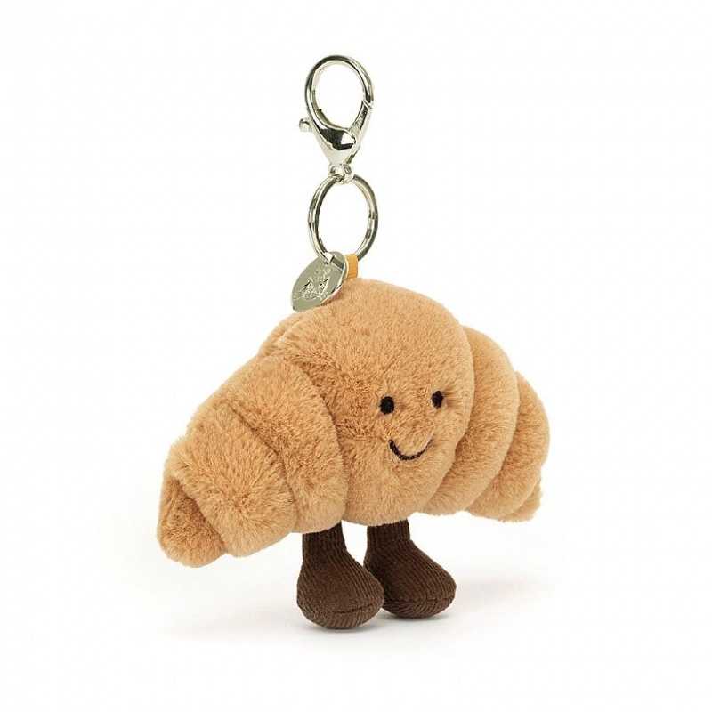 Jellycat Amuseable Croissant Bag Charm | 069574-HKQ