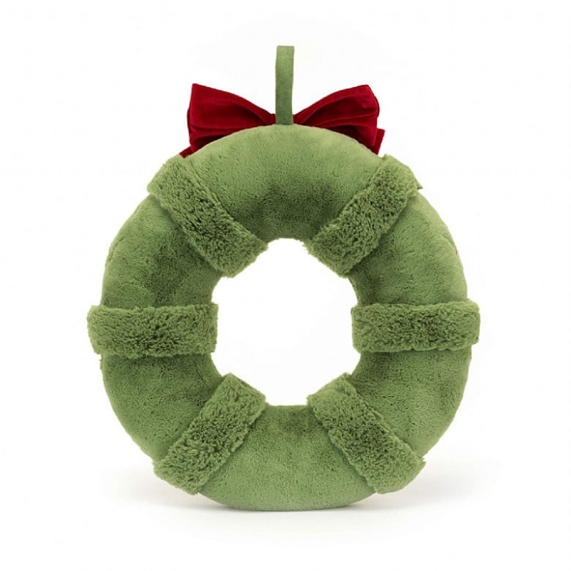 Jellycat Amuseable Decorated Christmas Wreath | 752813-KHE