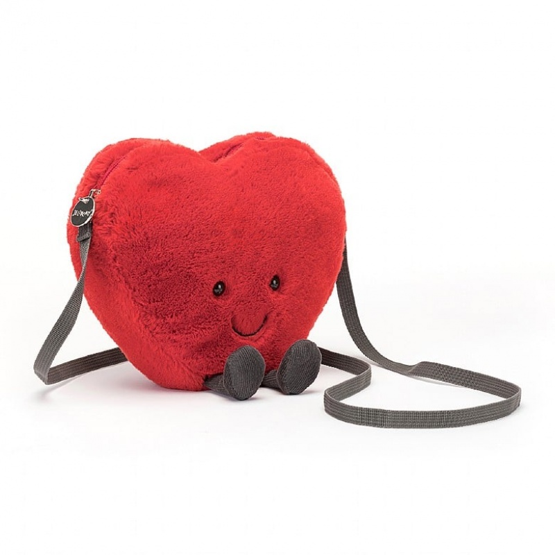 Jellycat Amuseable Heart Bag | 987541-KNR