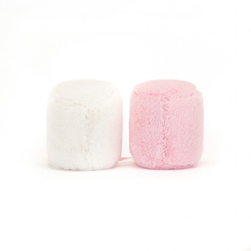 Jellycat Amuseable Pink and White Marshmallows | 849361-OVI