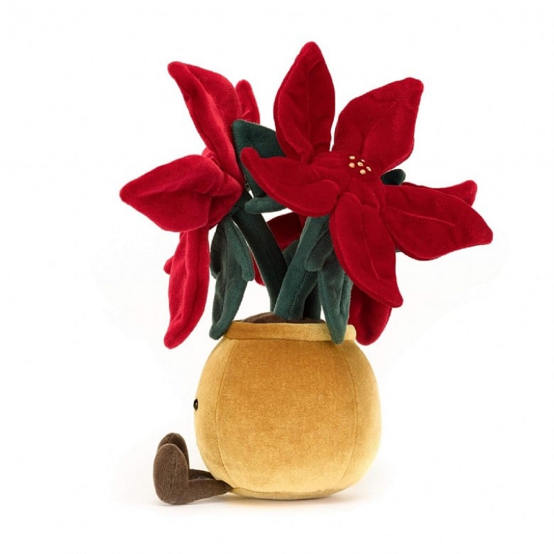 Jellycat Amuseable Poinsettia | 136245-EHO