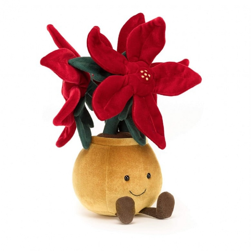 Jellycat Amuseable Poinsettia | 136245-EHO