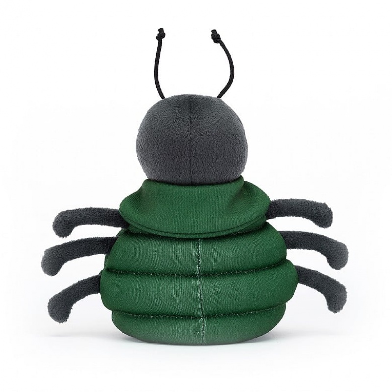 Jellycat Anoraknid Black Spider | 036178-FNP