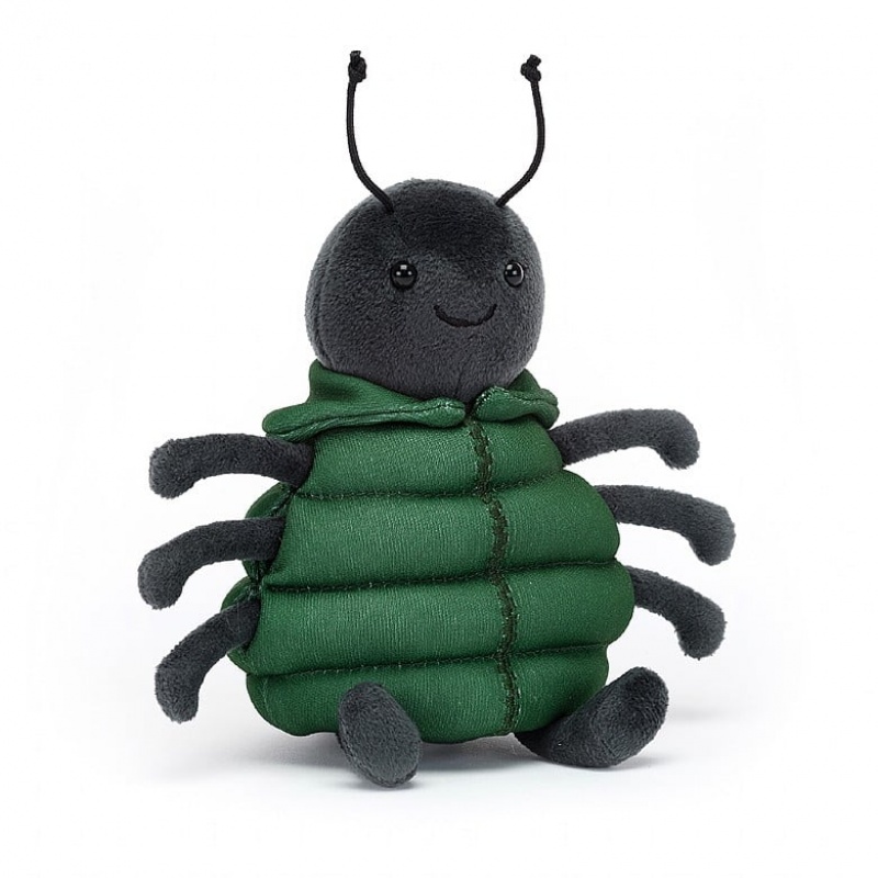 Jellycat Anoraknid Black Spider | 036178-FNP