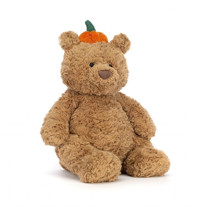 Jellycat Bartholomew Bear Pumpkin Large | 417865-BVZ