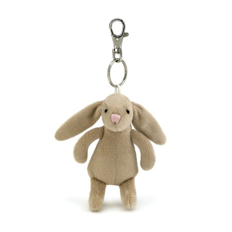 Jellycat Bashful Beige Bunny Keyring | 047982-YSC