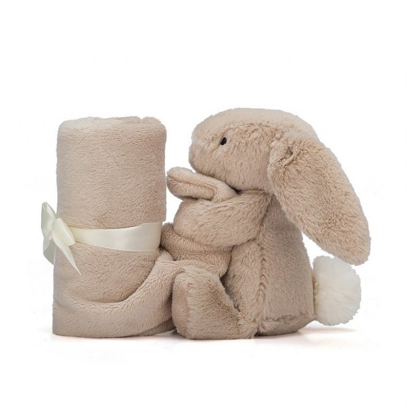 Jellycat Bashful Beige Bunny Soother | 257084-BGD