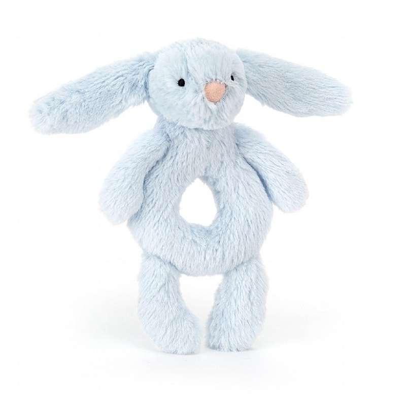 Jellycat Bashful Blue Bunny Grabber | 821396-YQF