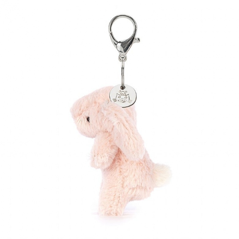 Jellycat Bashful Blush Bunny Bag Charm | 407825-HPF