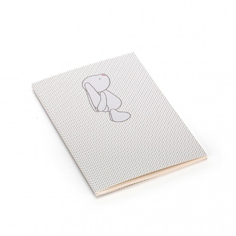 Jellycat Bashful Bunny Beige Spots A6 Note Book | 521689-BZT