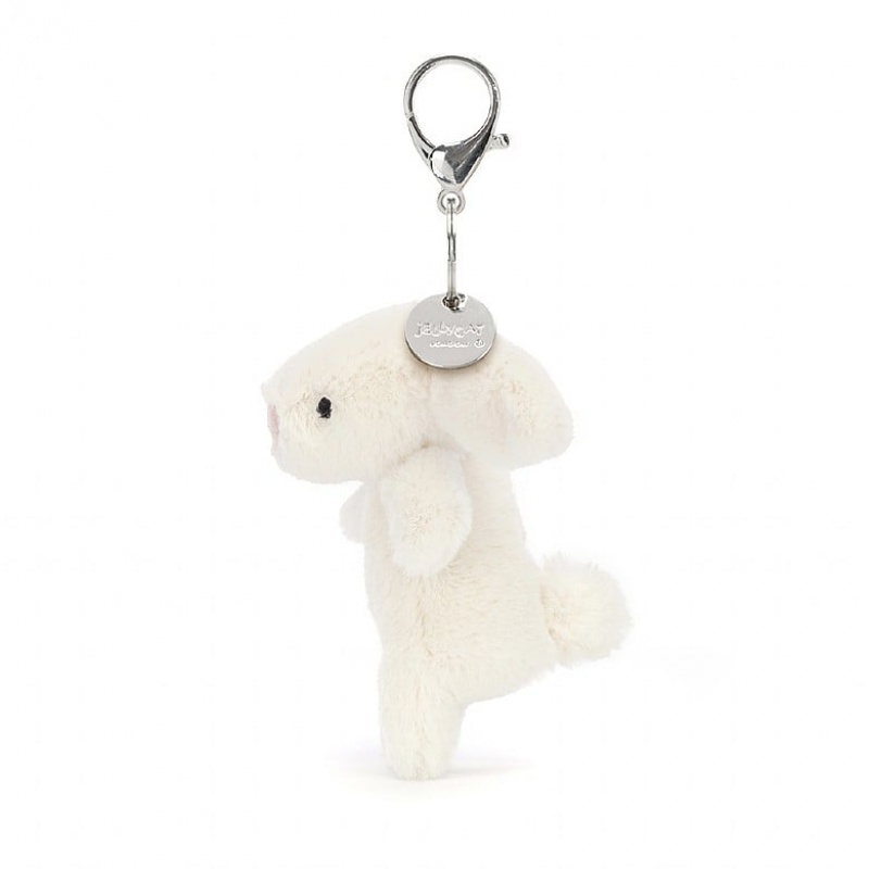 Jellycat Bashful Bunny Cream Bag Charm | 597028-UPY