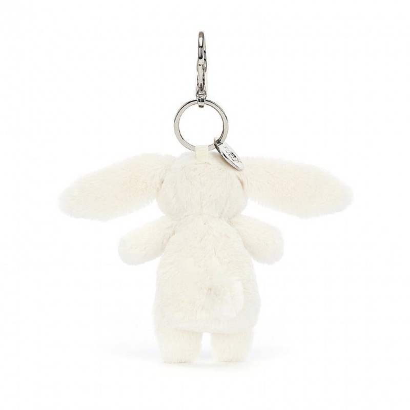 Jellycat Bashful Bunny Cream Bag Charm | 597028-UPY