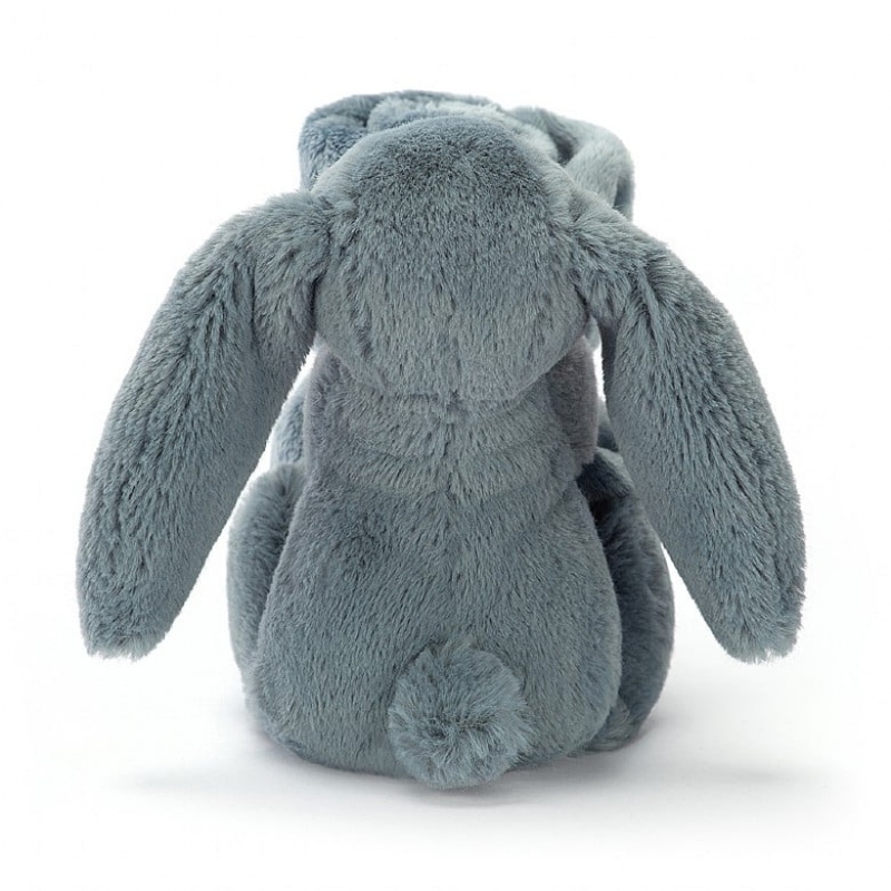 Jellycat Bashful Dusky Blue Bunny Soother | 836295-JMZ