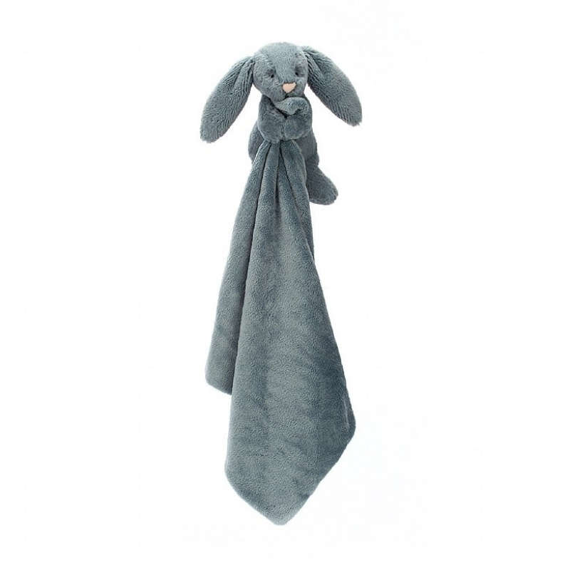 Jellycat Bashful Dusky Blue Bunny Soother | 836295-JMZ