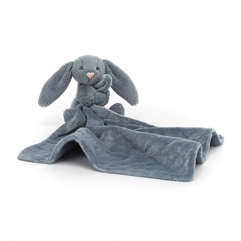 Jellycat Bashful Dusky Blue Bunny Soother | 836295-JMZ