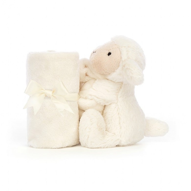 Jellycat Bashful Lamb Soother | 942186-MPJ