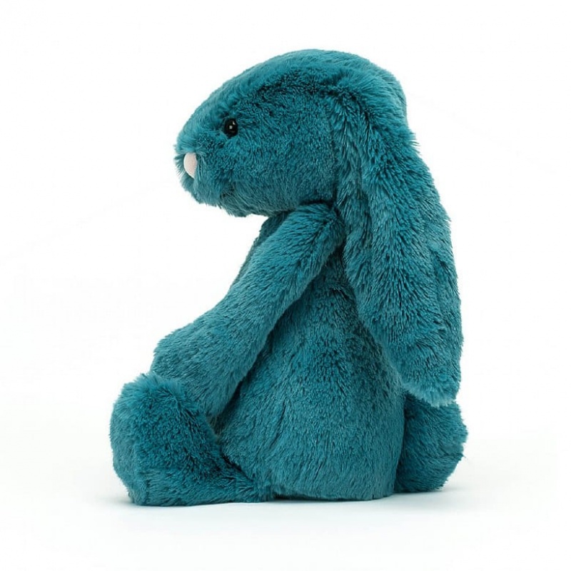 Jellycat Bashful Mineral Blue Bunny Tiny | 217953-OTF