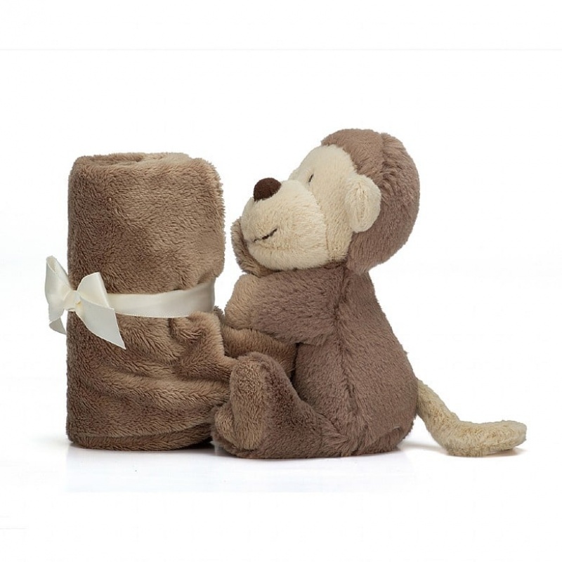 Jellycat Bashful Monkey Soother | 428510-TUH