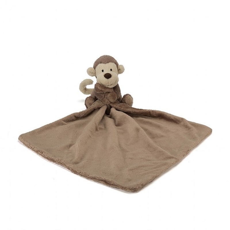 Jellycat Bashful Monkey Soother | 428510-TUH