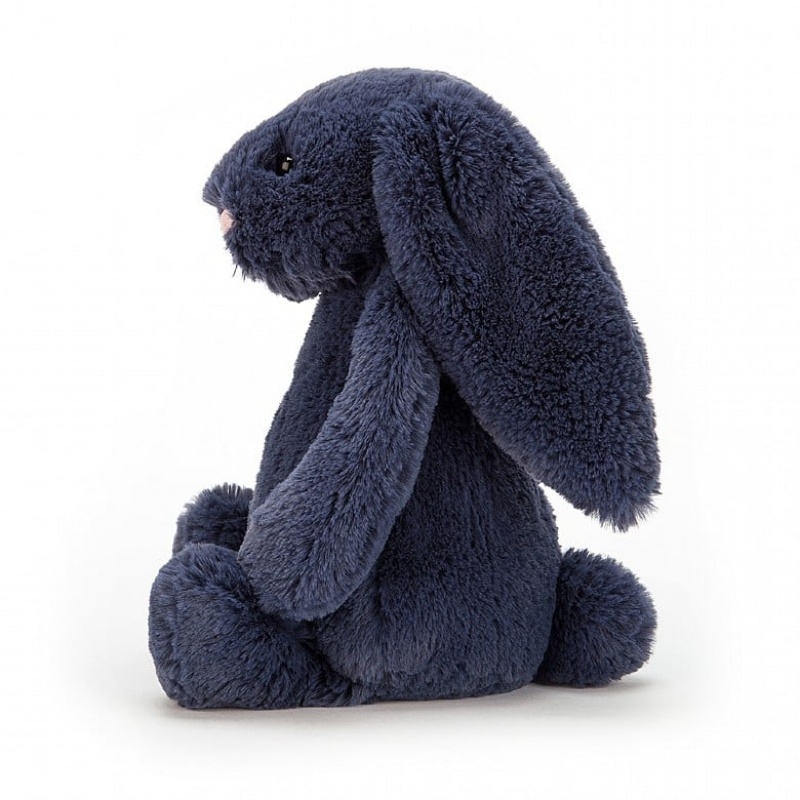 Jellycat Bashful Navy Bunny Tiny | 634781-XQJ