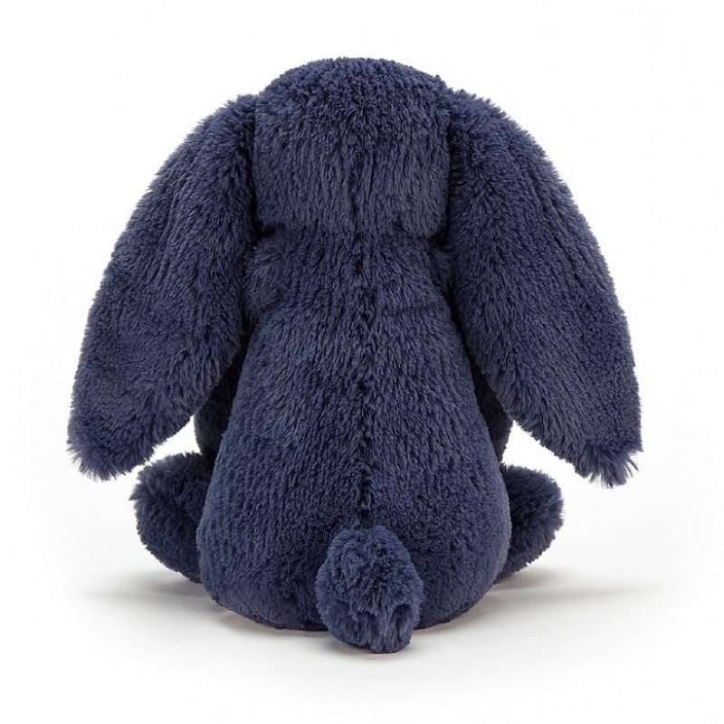 Jellycat Bashful Navy Bunny Tiny | 634781-XQJ