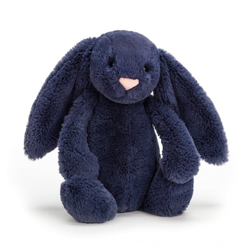 Jellycat Bashful Navy Bunny Tiny | 634781-XQJ