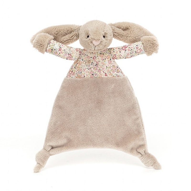 Jellycat Blossom Bea Beige Bunny Comforter | 467903-FCN