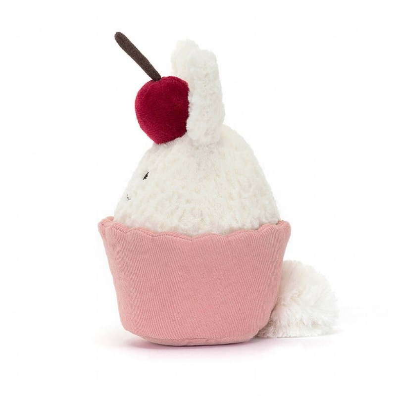 Jellycat Dainty Dessert Bunny Cupcake | 280159-IET