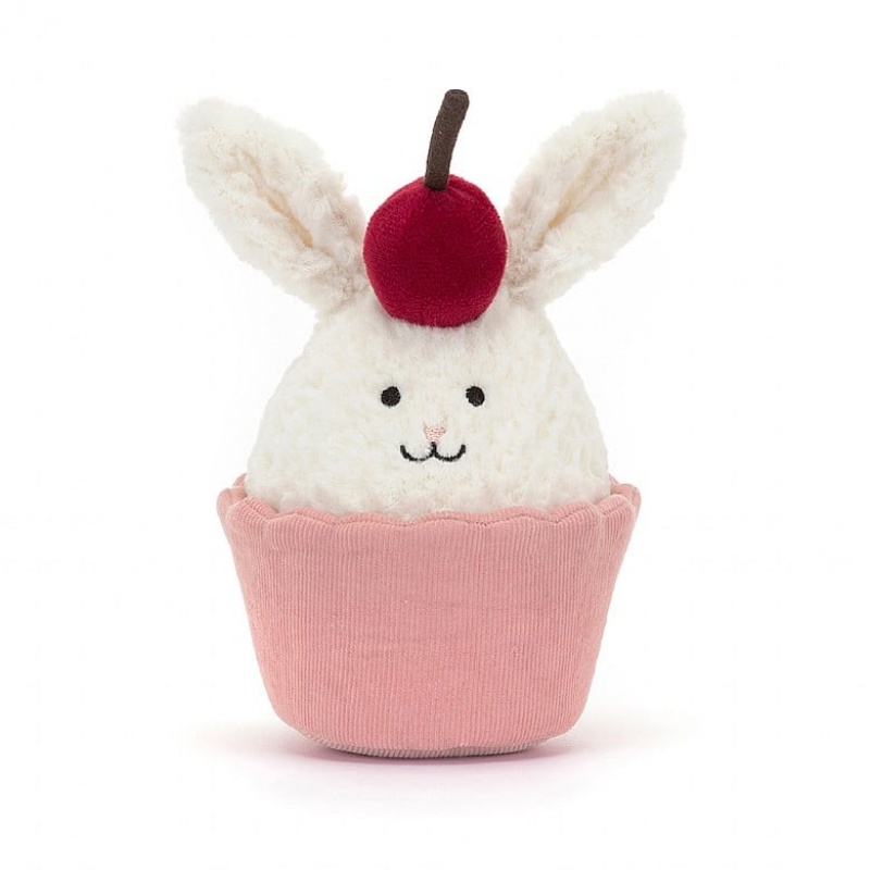 Jellycat Dainty Dessert Bunny Cupcake | 280159-IET