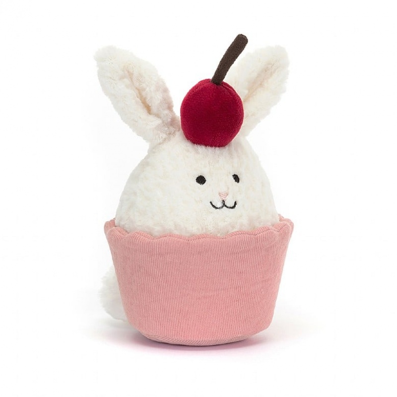 Jellycat Dainty Dessert Bunny Cupcake | 280159-IET