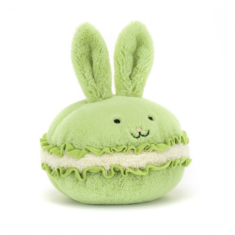 Jellycat Dainty Dessert Bunny Macaron | 610498-VRW